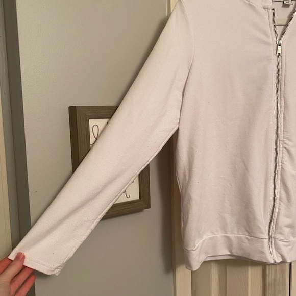 BRIDE Est 2021 White Zip-Up Sweater - Picture 2 of 16